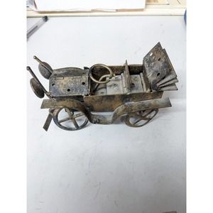 Folk Art Metal Scrap Antique Car‎ Super Cool